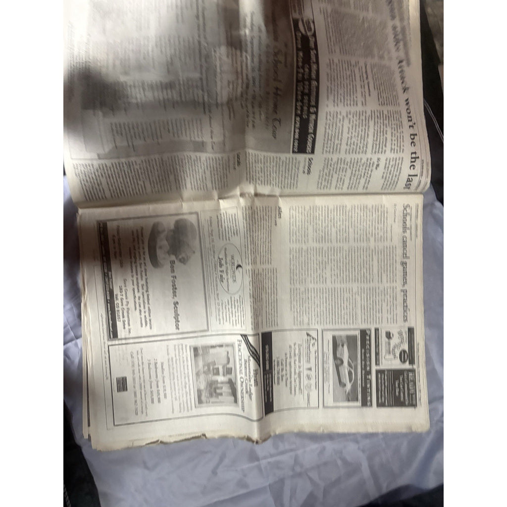 Vail Daily “Tuesday Terror” Newspaper 9/12/2001 9/11 Coverage A1–B11 Complete