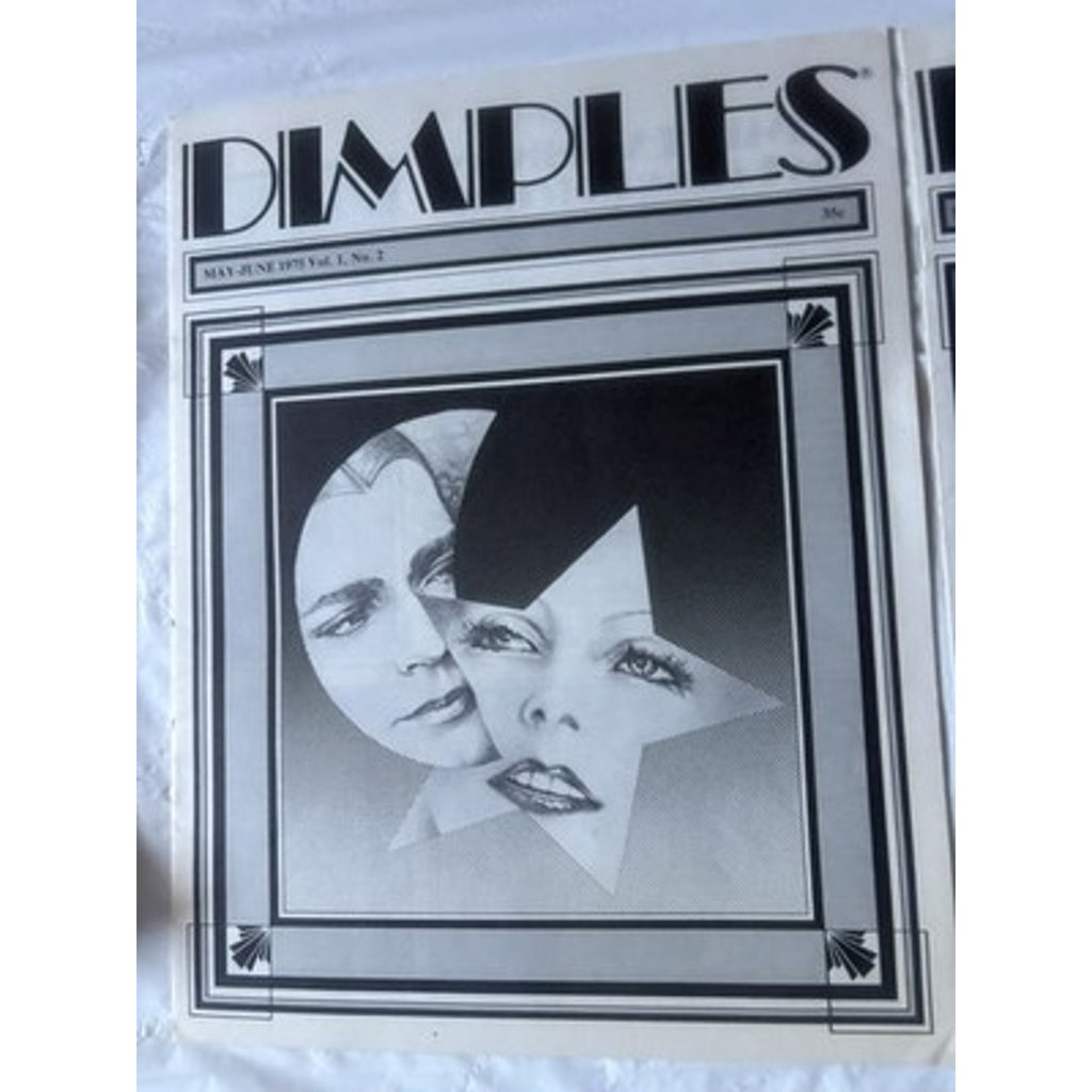 ULTRA RARE 1975 Dimples Disco Magazine Lot Vol 1 No 2 3 4 Emersons Discotheque