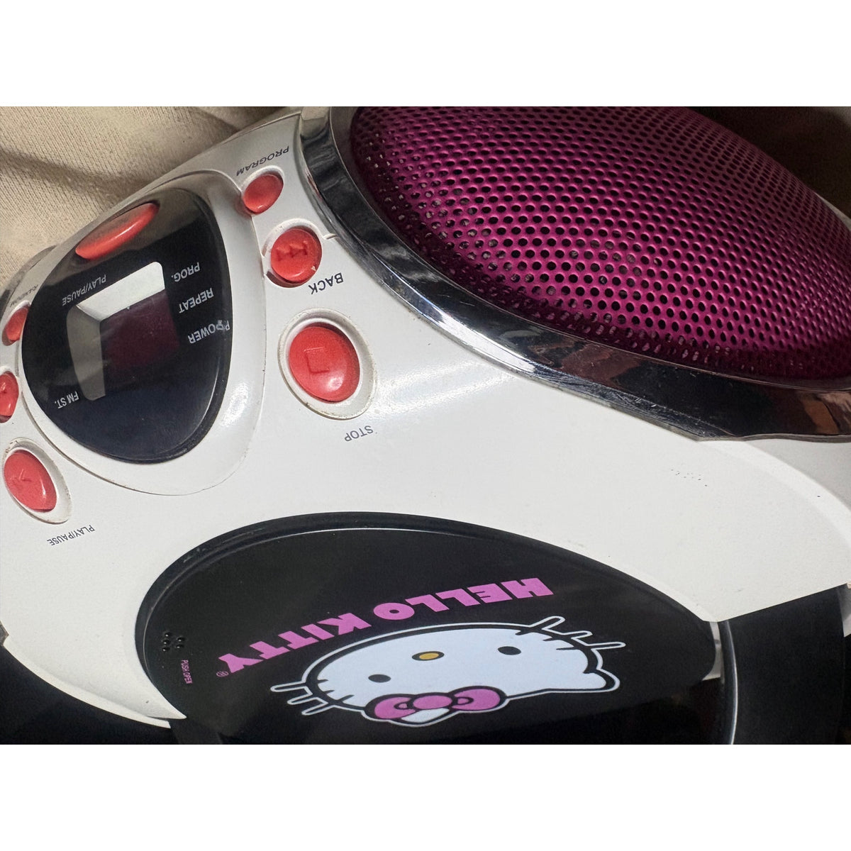 Hello Kitty Boombox CD Player Portable Electronics