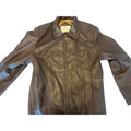 Studio Works Leather Jacket Women’s XL Brown Tan Outerwear