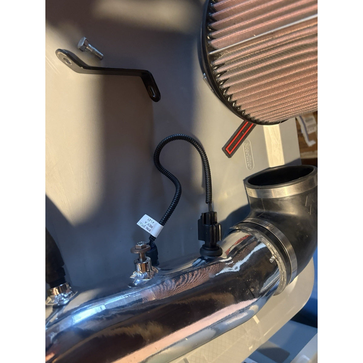 K&N Cold Air Intake 5.7 Includes New Sensor Lightly Used.
