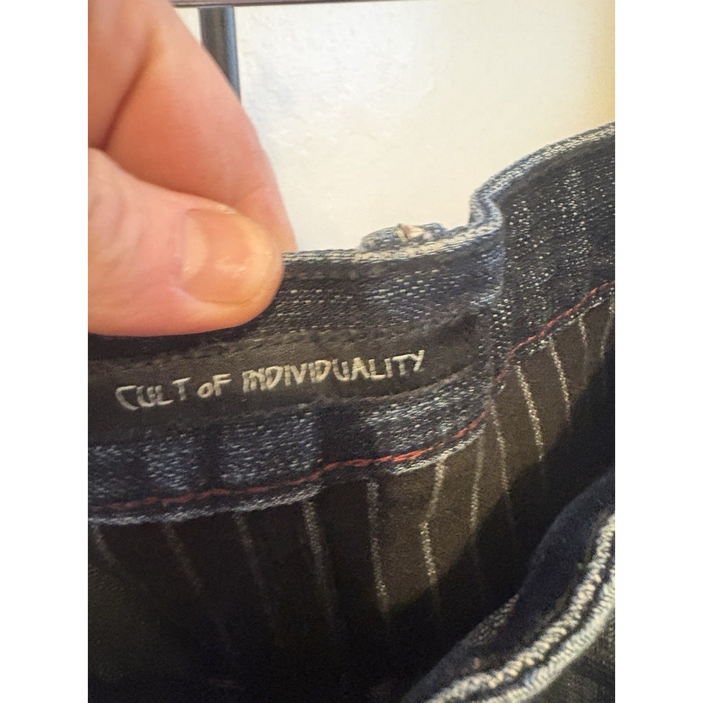 Cult of Individuality Greaser Moto Japanese Selvedge Jeans 40x34 650‑15B‑347B