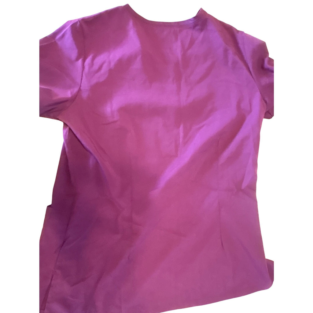 ADAR PRO Women's Tailored Fit Scrub Top L Pink