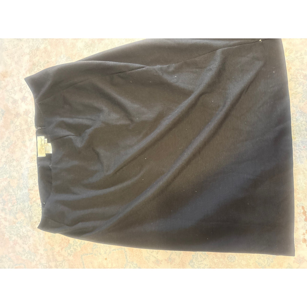 Spiegel Women's Black Knee Length Skirt, Size 16