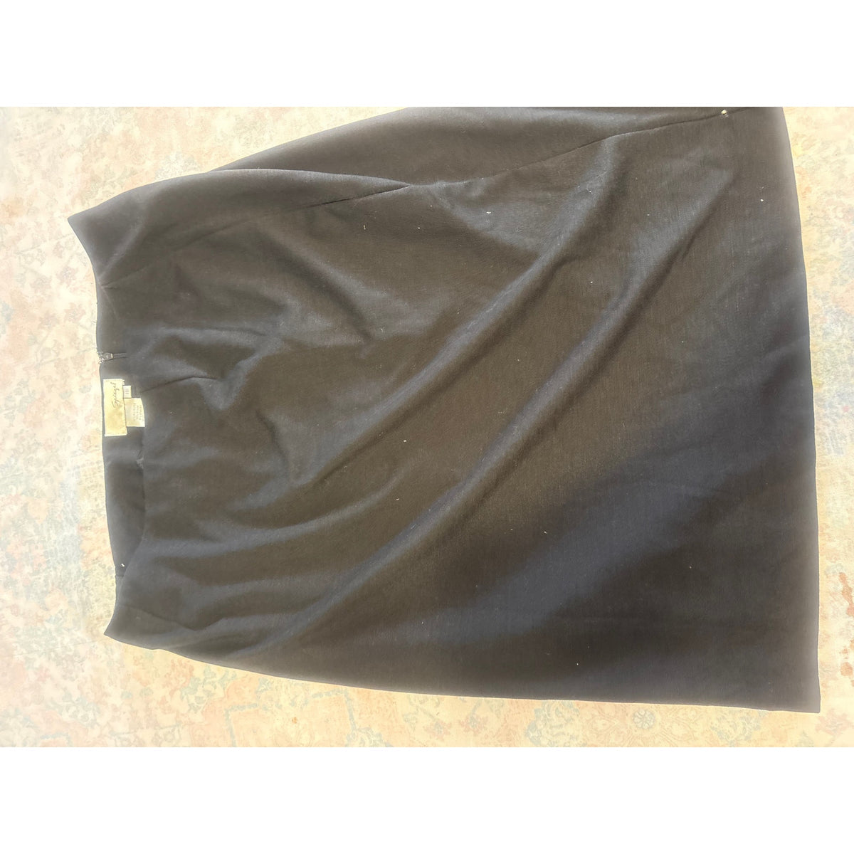 Spiegel Women's Black Knee Length Skirt, Size 16
