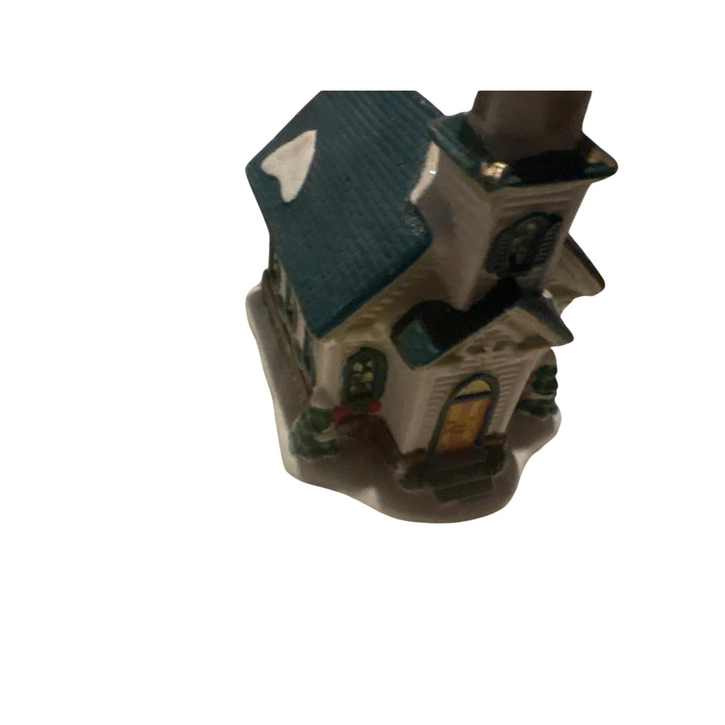 Miniature House Christmas Village Figurine Home Decor