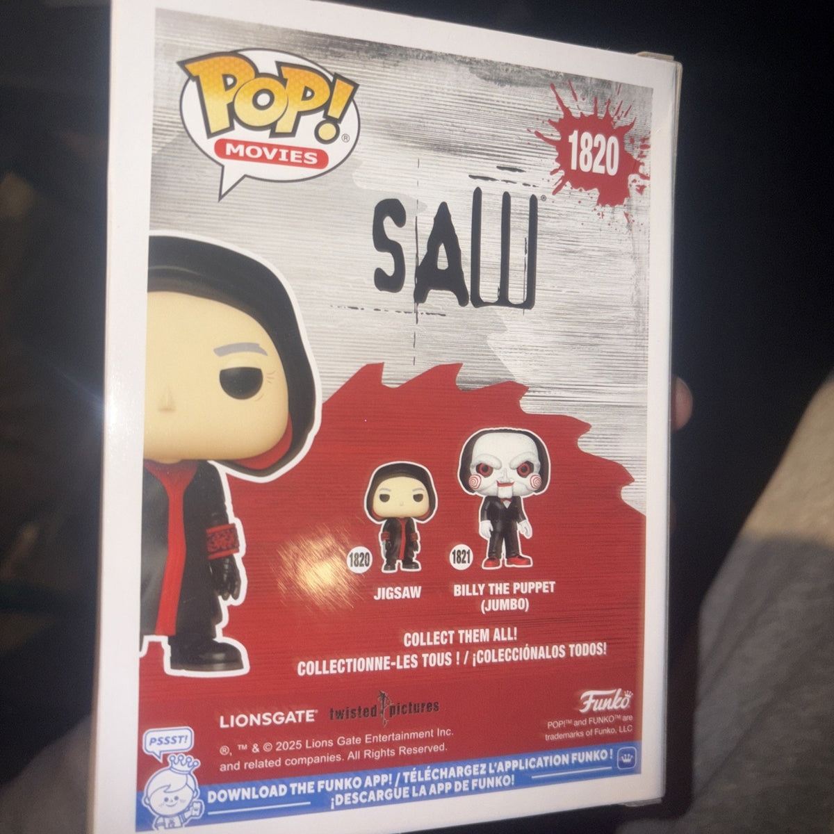 Funko Pop! Vinyl: Jigsaw #1820