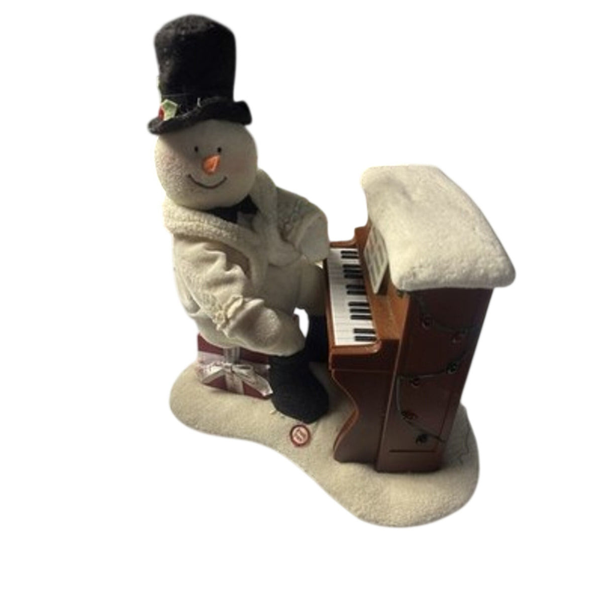 Vtg Jingle Bells Hallmark 2005 Pals Piano Snowman Tested Works Excellent