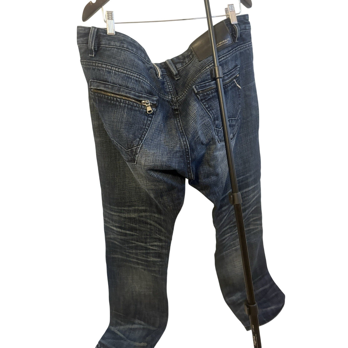 Cult of Individuality Greaser Moto Japanese Selvedge Jeans 40x34 650‑15B‑347B