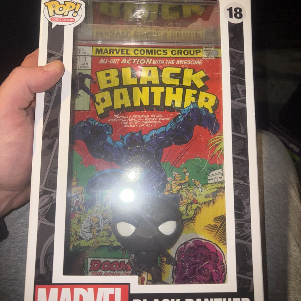 Funko Pop! Comic Book Cover with Case: Marvel - Black Panther #18