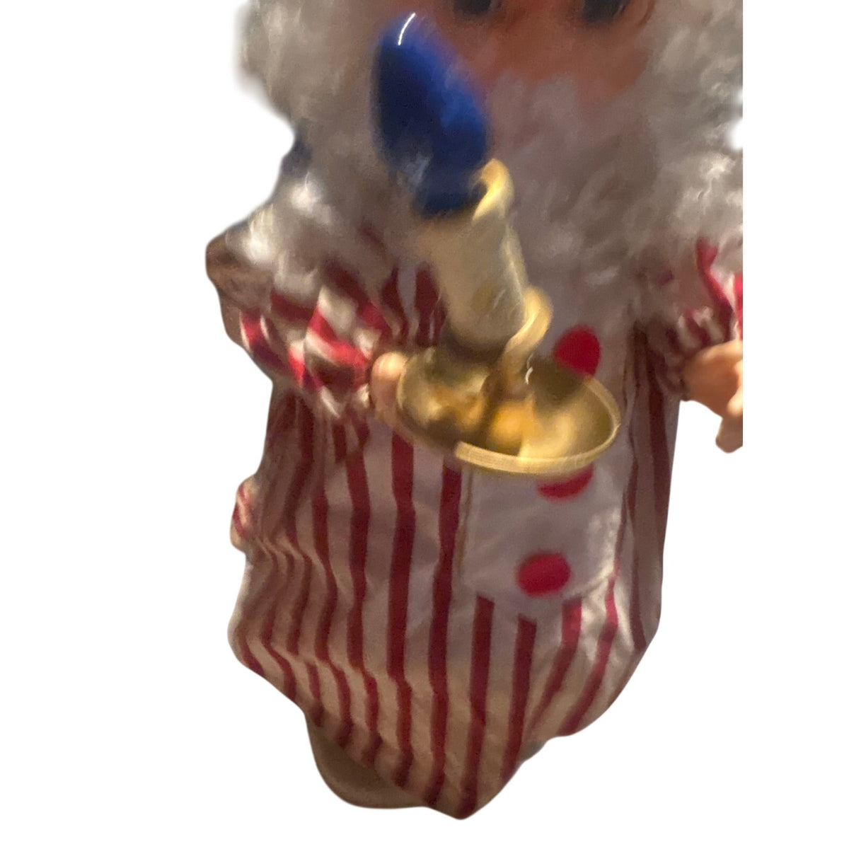 MOTRIX INDUSTRIES LTD. Christmas Santa Figurine Holiday Decor Vintage, Red & White, Lighted, 1992