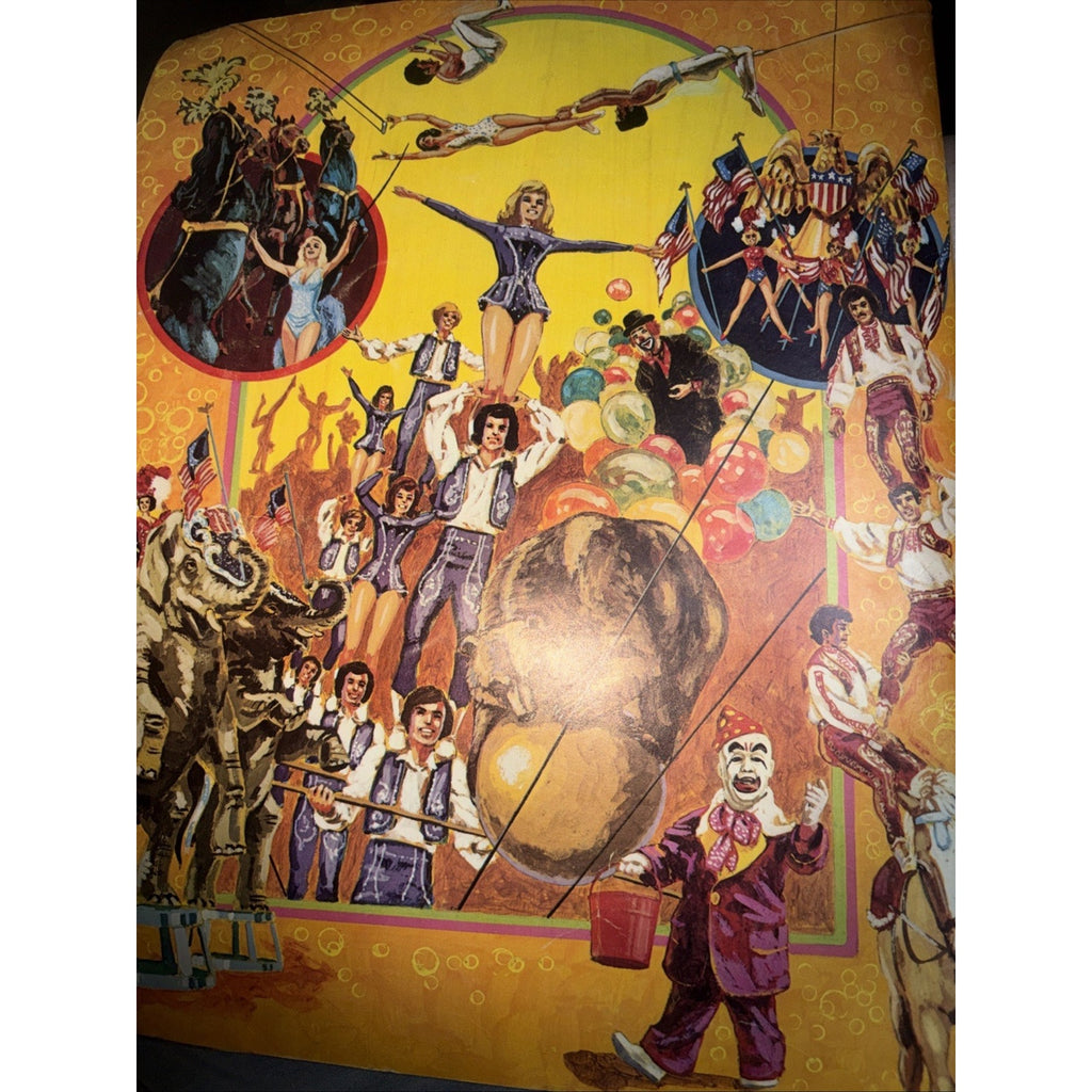 1977 106TH EDITION RINGLING BROTHERS AND BARNUM BAILEY CIRCUS PROGRAM + Poster