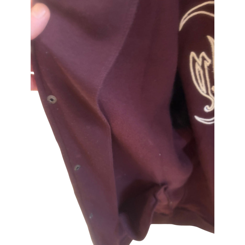 Dogg Supply BY SNOOP DOGG Varsity Jacket with Bandana Print