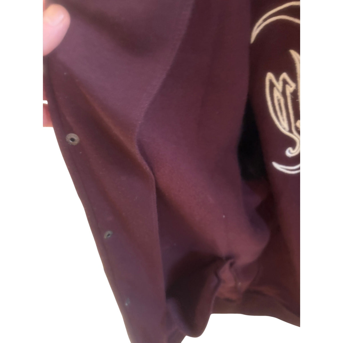 Dogg Supply BY SNOOP DOGG Varsity Jacket with Bandana Print