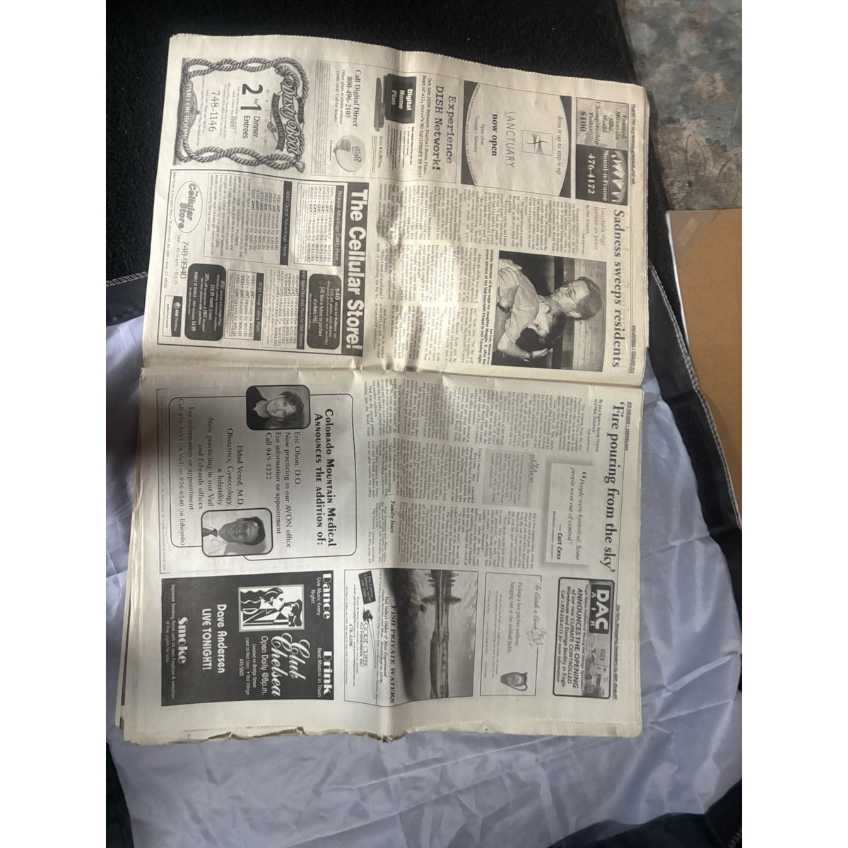Vail Daily “Tuesday Terror” Newspaper 9/12/2001 9/11 Coverage A1–B11 Complete