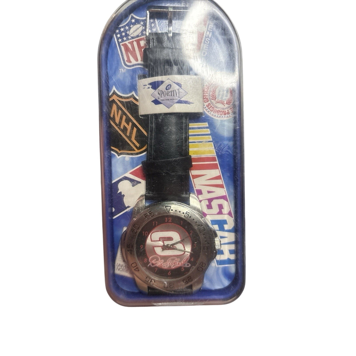 Dale Earnhardt #3 Sportivi NASCAR Officially Licensed Souvenir Wristwatch NIB