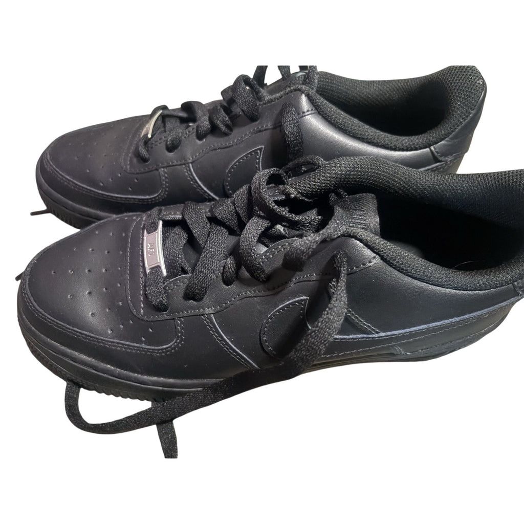 Nike Air Force 1 Low LE Triple Black DH2920‑001 Size 7Y Excellent Shape