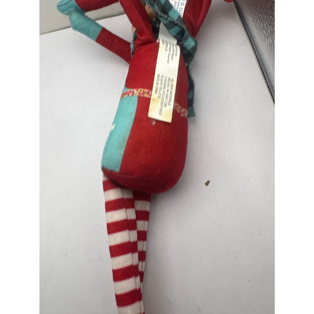 Elf on the Shelf Doll, Festive, Red and Blue, Plush