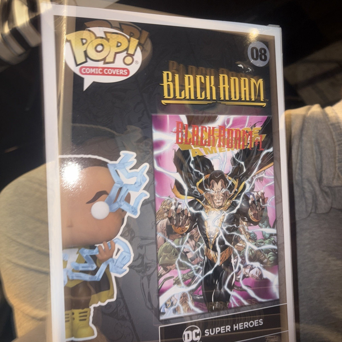 Funko Pop! Comic Book Cover with Case: DC Universe - Black Adam (Glows in the...