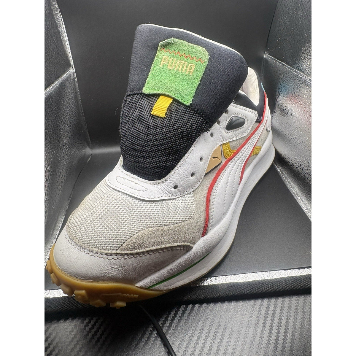 Size 8.5 - Puma Street Rider Unity White High Risk Red