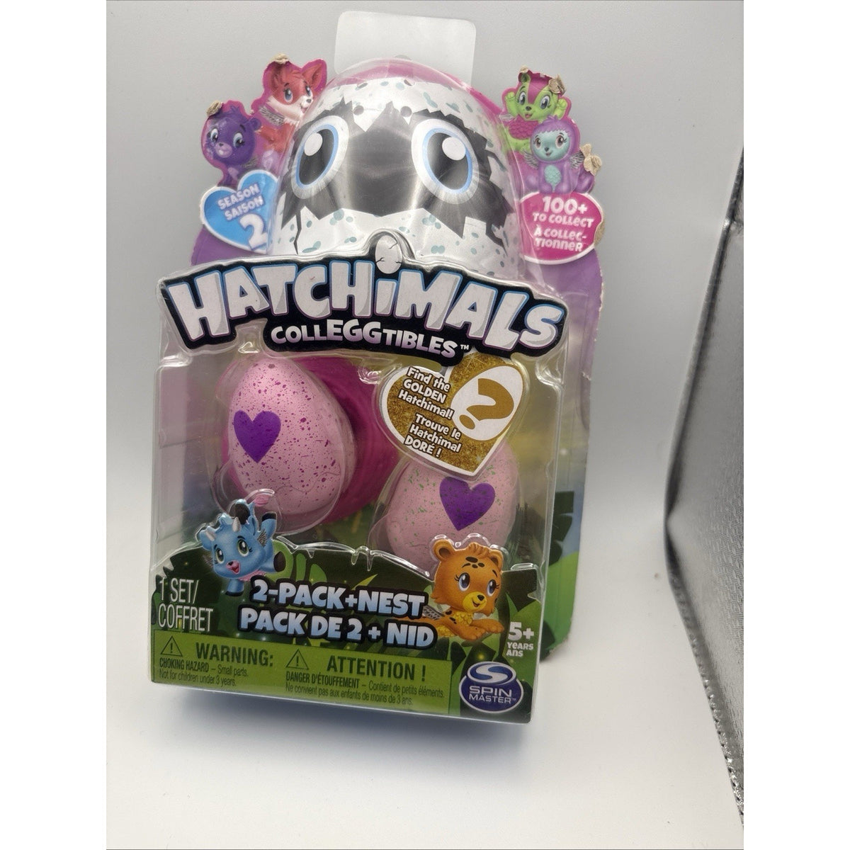 Hatchimals CollEGGtibles Season 2 2-Pack + Nest – Golden Hatchimal