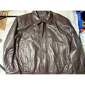 AFTER DARK Falcon Bay Leather Jacket Men’s XXL Black Brown Quilted Casual