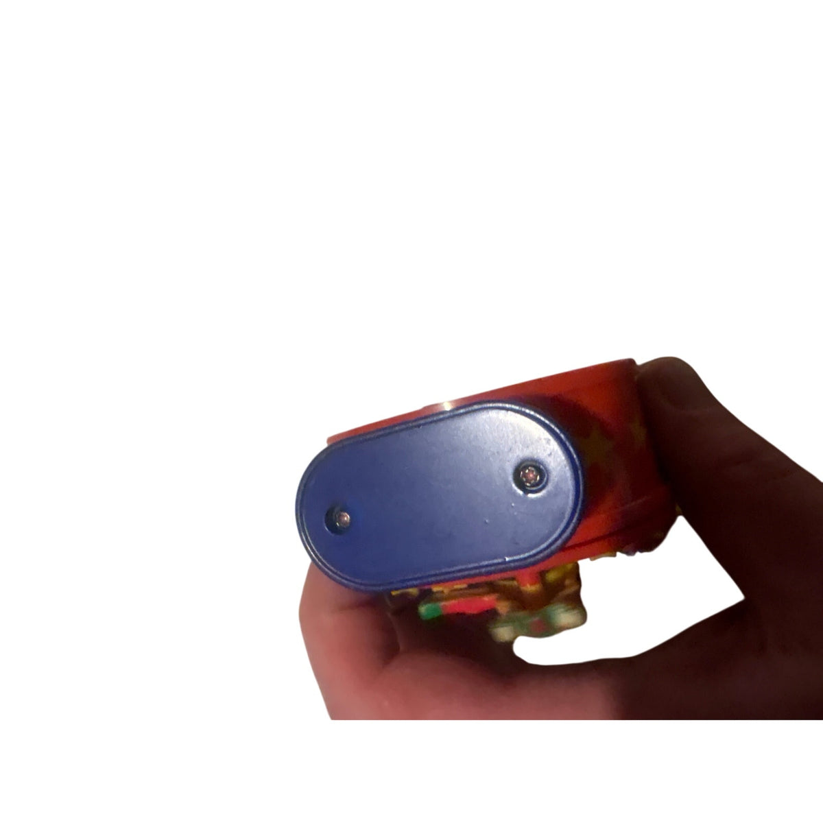 Plastic Christmas Ornament Toy, Colorful, Red and Blue, Festive Decor