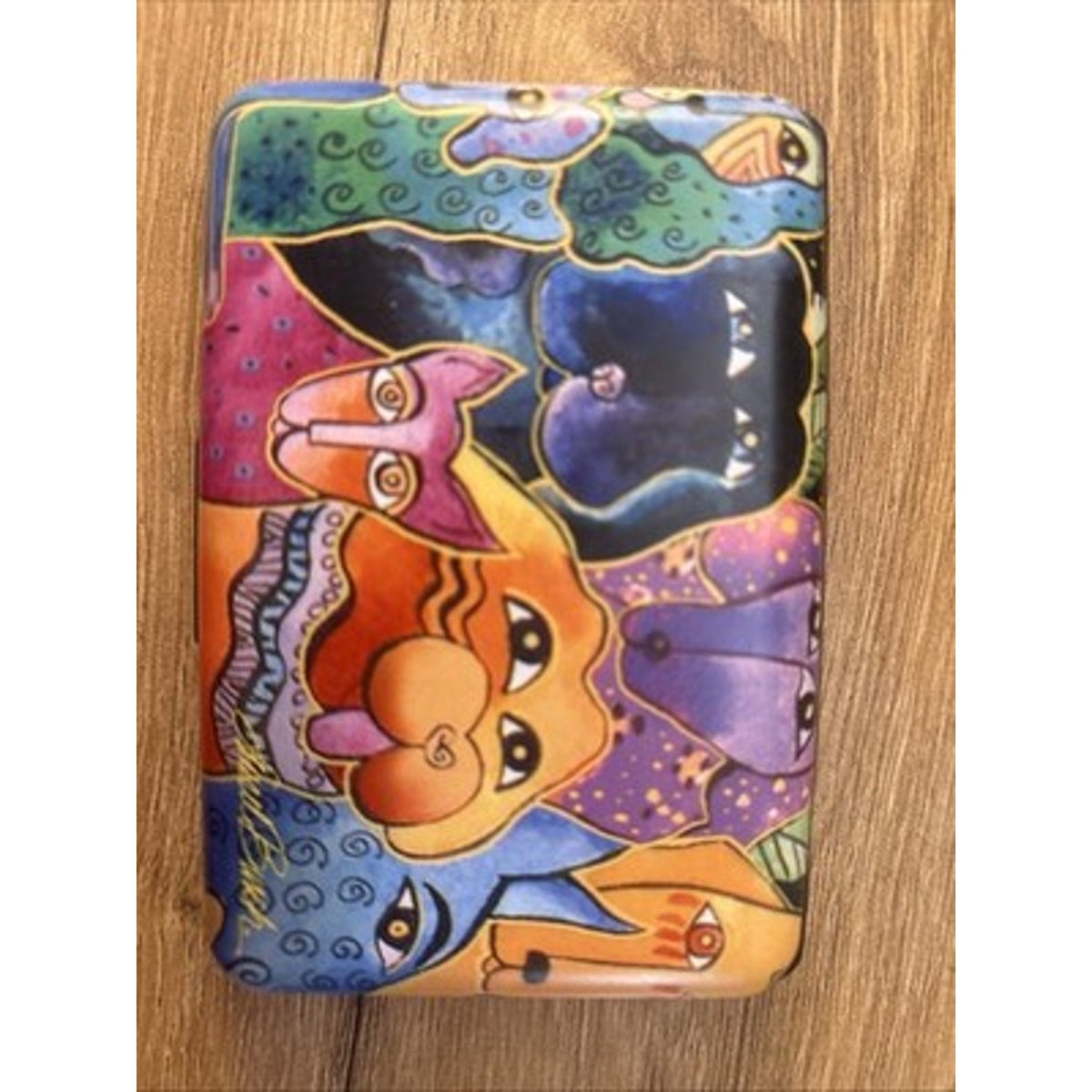 Laurel Burch RFID Armored Wallet Dogs and Doggies Protect from Identity Theft