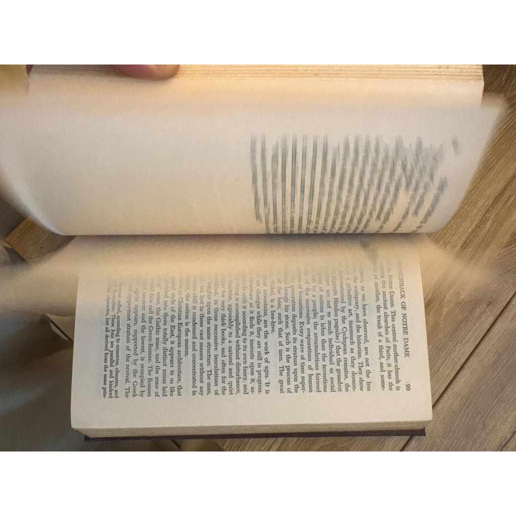 Victor Hugo The Hunchback of Notre Dame Hardcover Book Vintage 1948