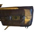 Treviso Zip-Around Wallet Wallets Brown Tan Faux Leather, Snakeskin Print, Zipper Closure