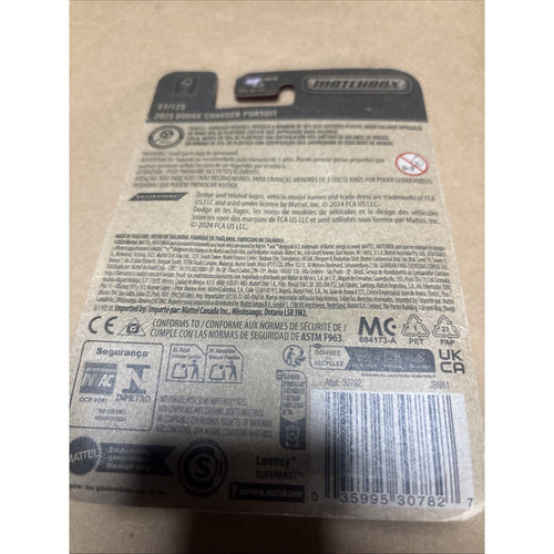 Brand New Matchbox 2025 2023 Dodge Charger Pursuit