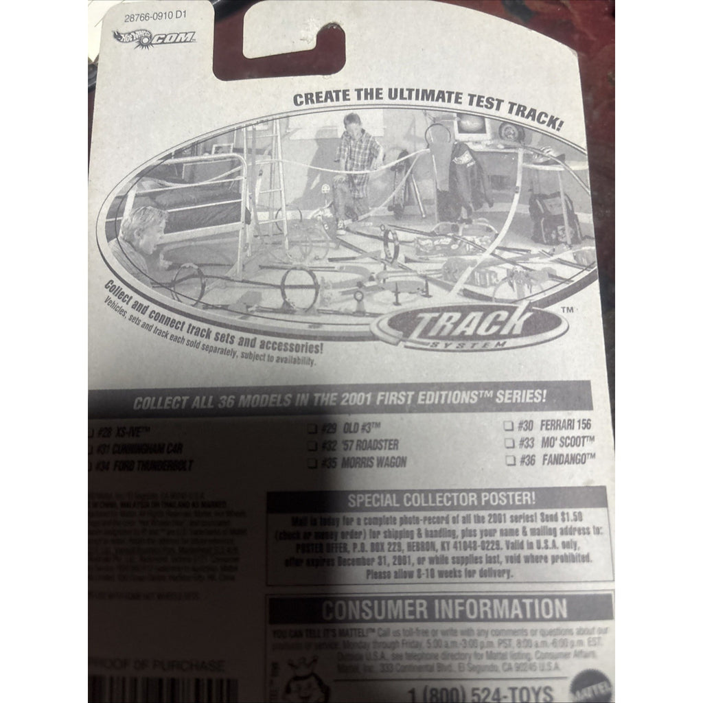 Hot Wheels 2001 First Editions Mo' Scoot #045 33/36 NEW Sealed (56)
