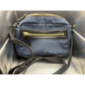 Barneys New York Crossbody Bag Womens Denim Black Gold Accessories Casual