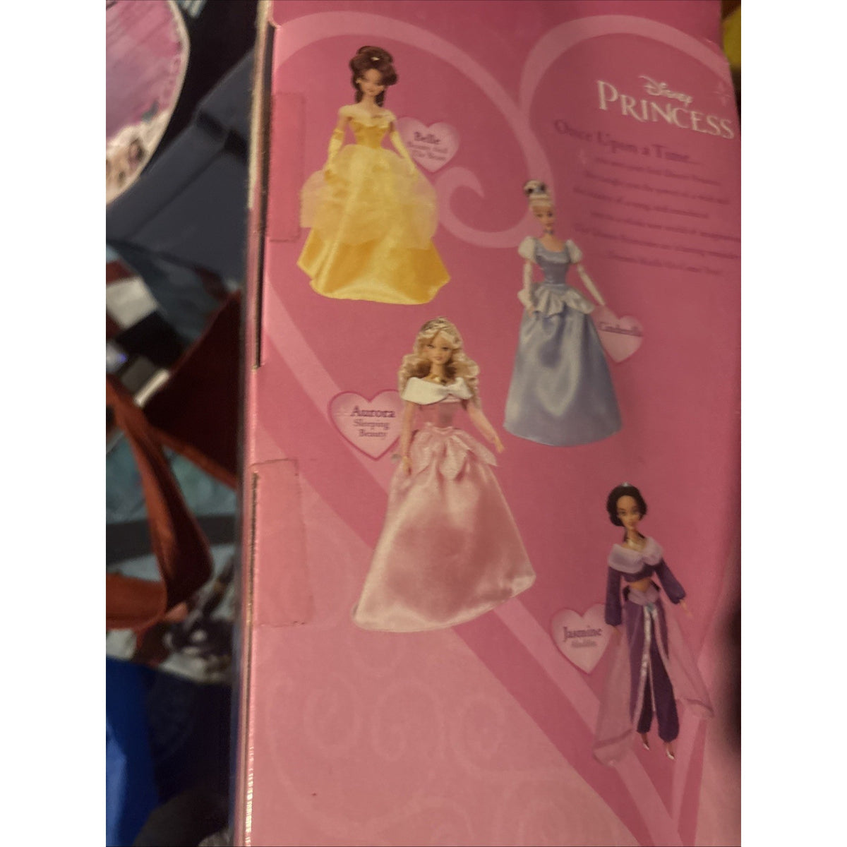 Vintage DISNEY STORE Exclusive PRINCESS CINDERELLA DOLL NIB - Beat Up Box