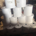 PosPaperRoll 883500 3in x 165ft 1-Ply Bond Paper Roll - 19 Rolls
