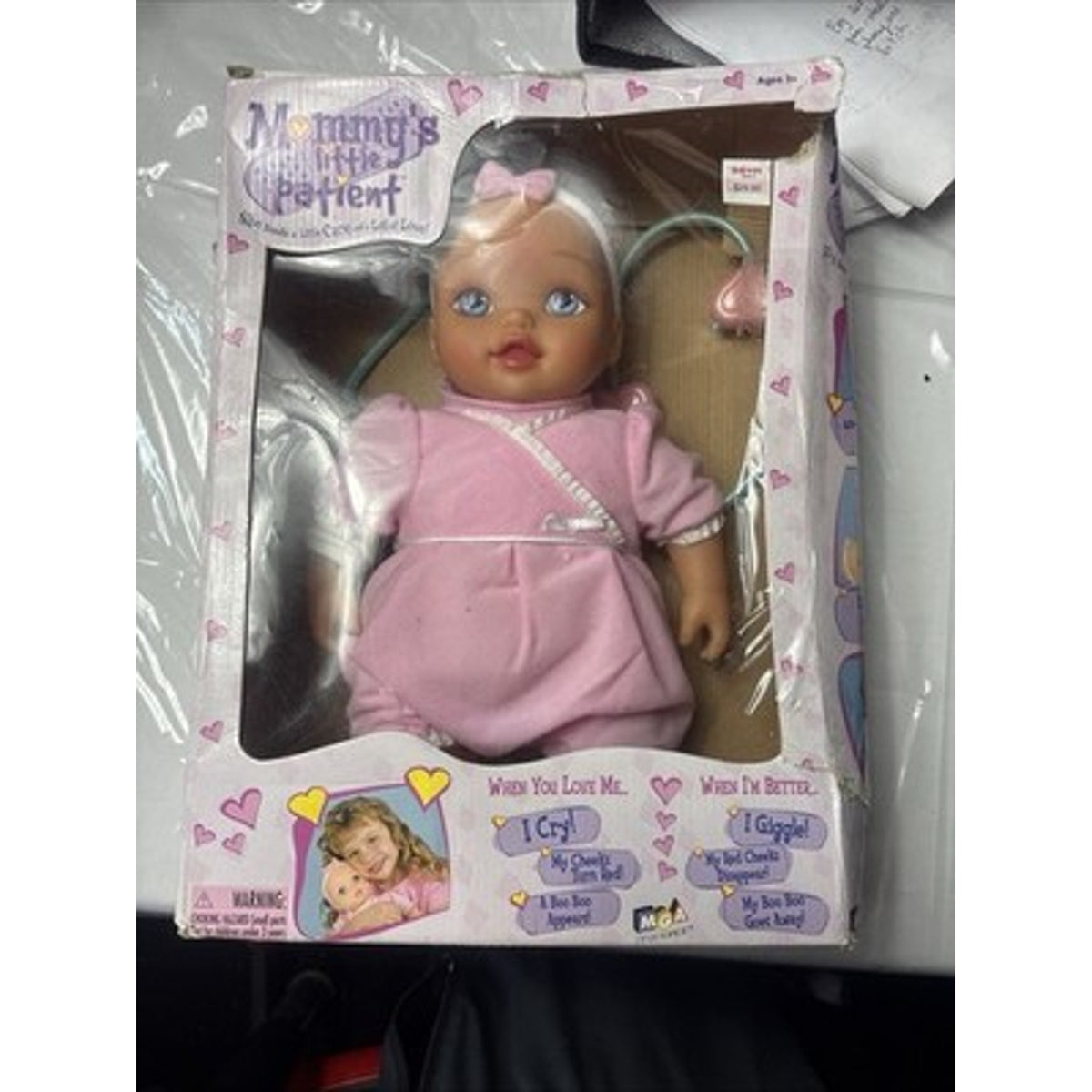 Mommys Little Patient Mommy's Doll MGA Rare Vintage 2003 In Box 14" used
