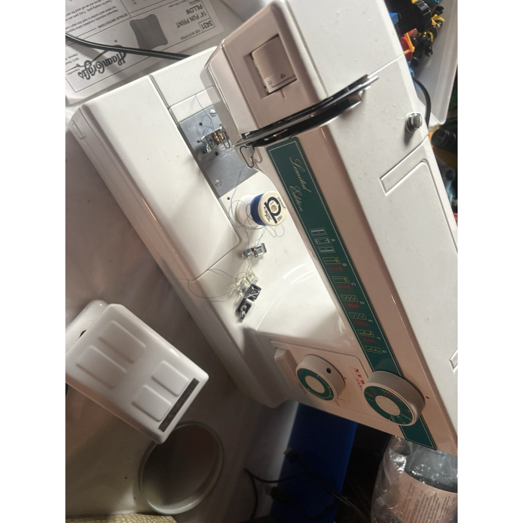 New Home Janome Model 108 Limited Edition Sewing Machine Tested Working w/ Box