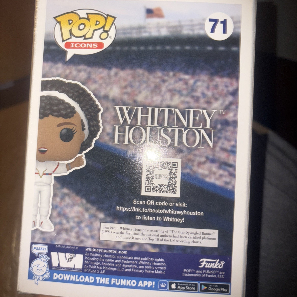 Funko Pop! Vinyl: Whitney Houston - Funko (Exclusive) #71
