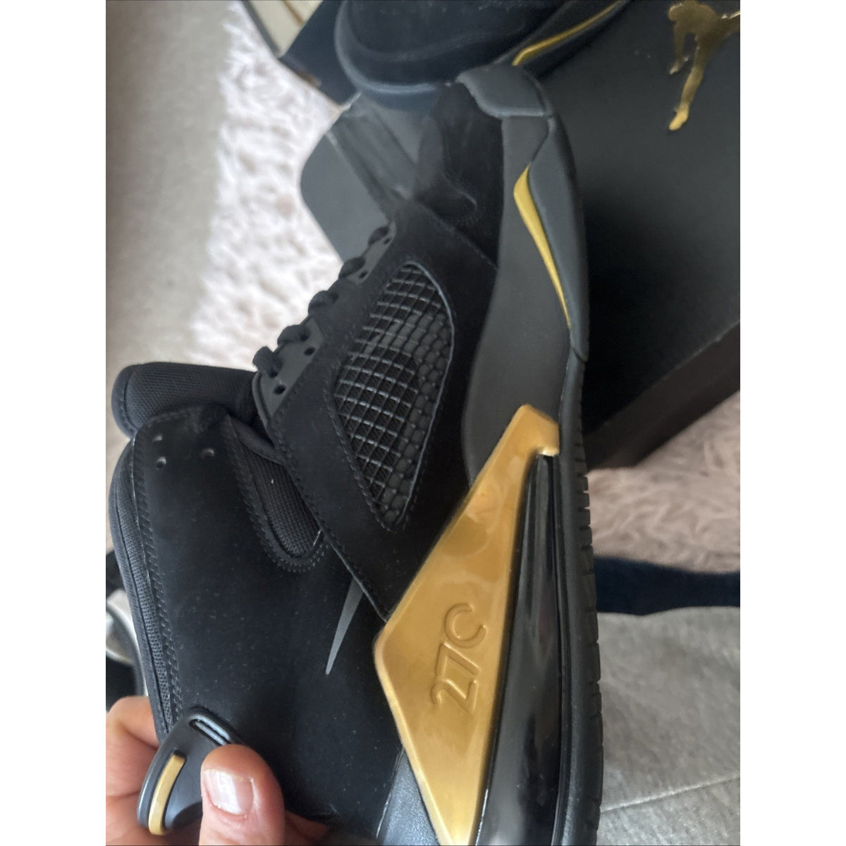 Size 11.5 - Air Jordan Mars 270 Black Gold