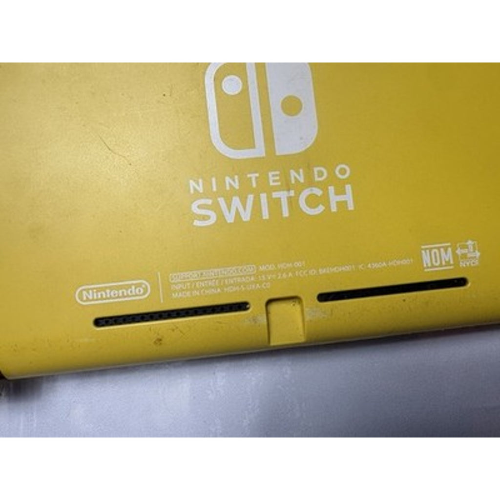 Nintendo Switch Lite Yellow Handheld Console 32Come With Charger And 32 Gb Card