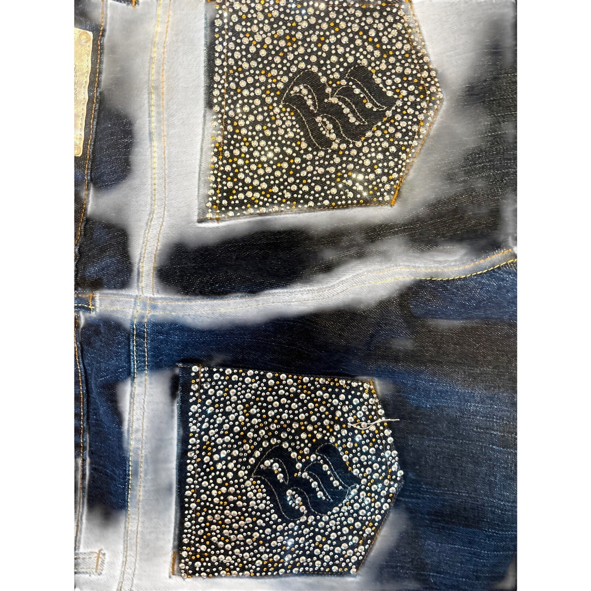 Rocawear Women's Jeans 11 Dark Wash Bootcut Embellished