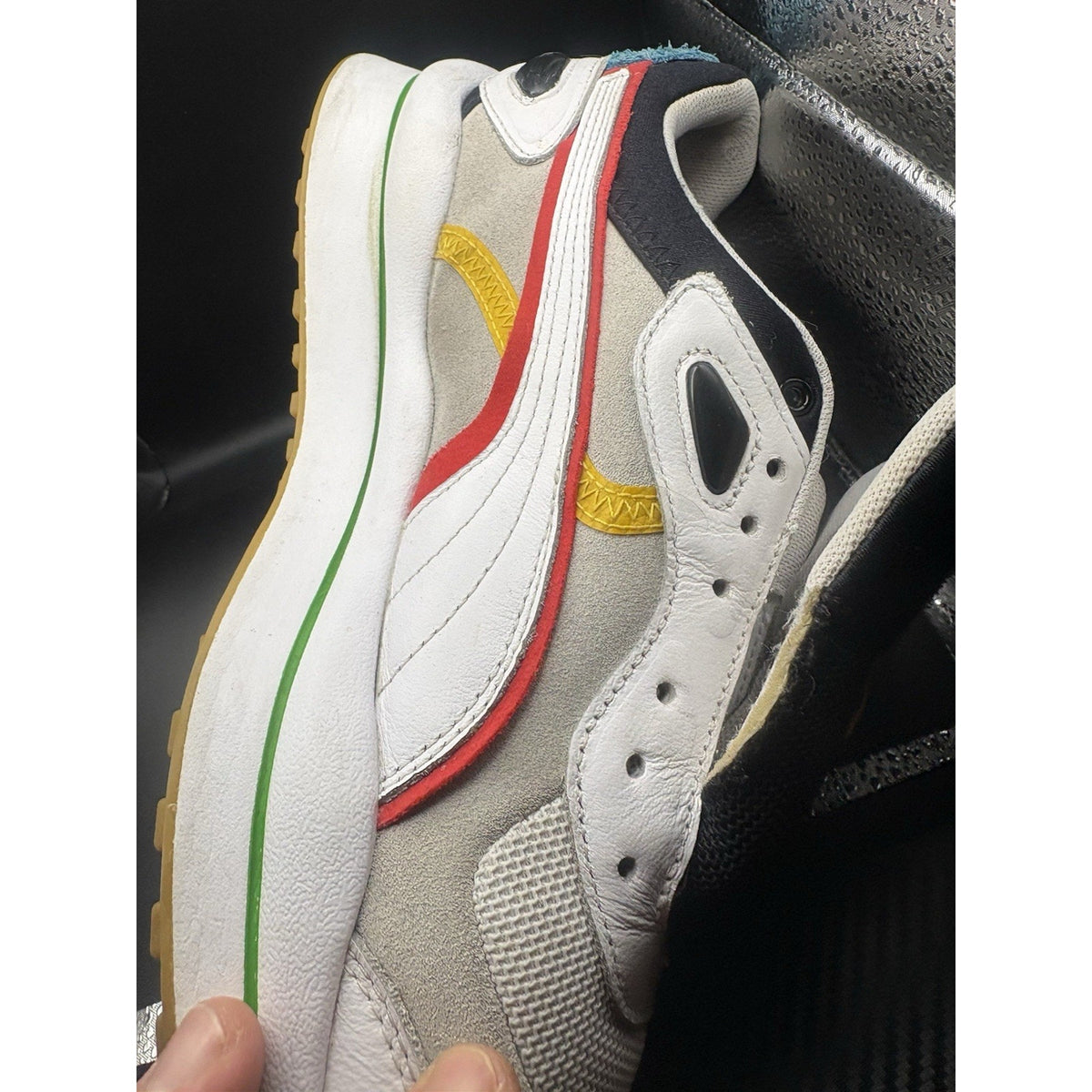 Size 8.5 - Puma Street Rider Unity White High Risk Red