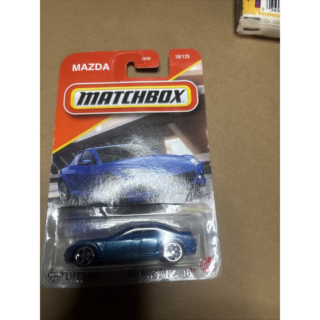 2025 Matchbox 2004 Mazda RX-8 Blue MBX Showroom JBP20 10/125