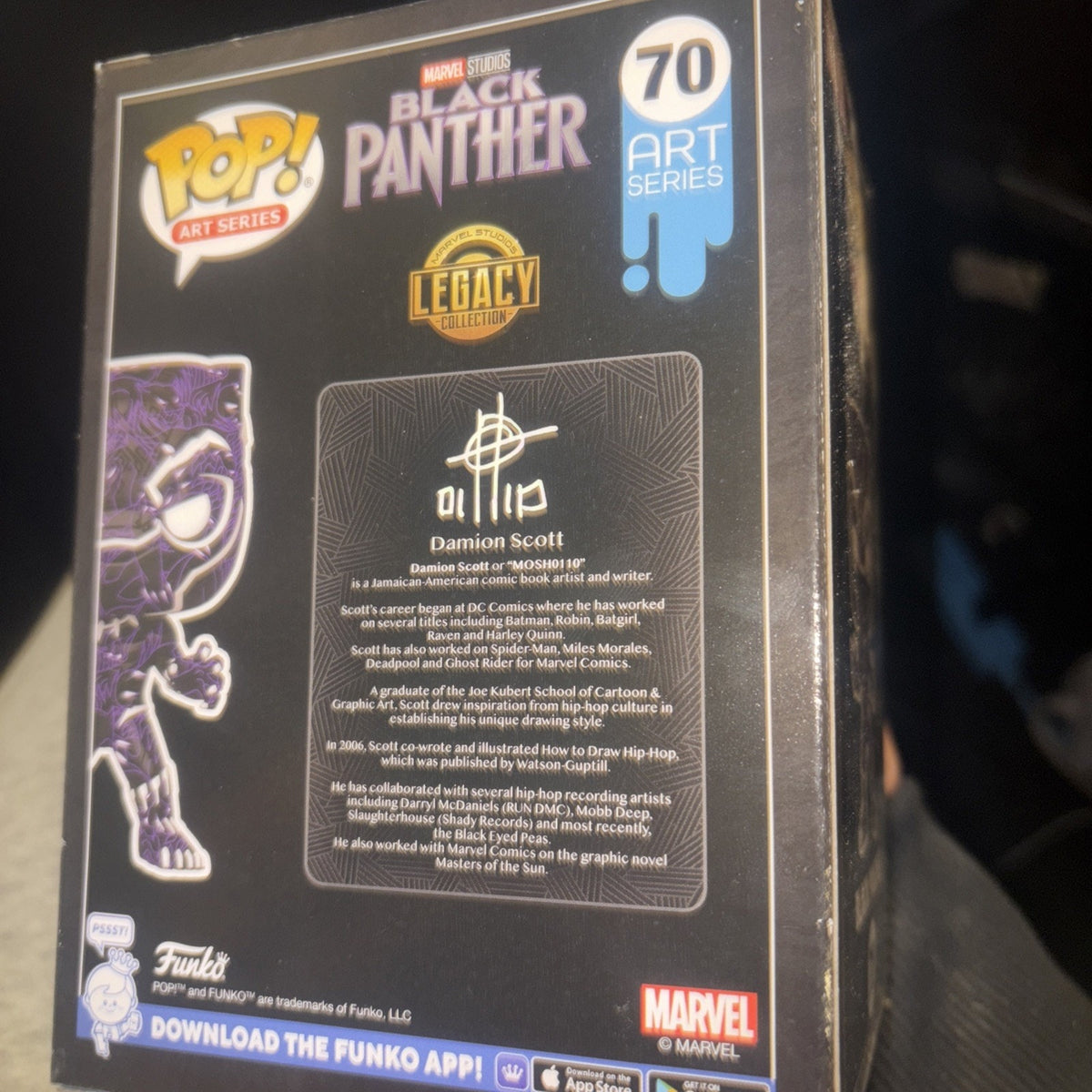 Funko Pop! Artist Series: Marvel - Black Panther - Walmart (Exclusive) #70