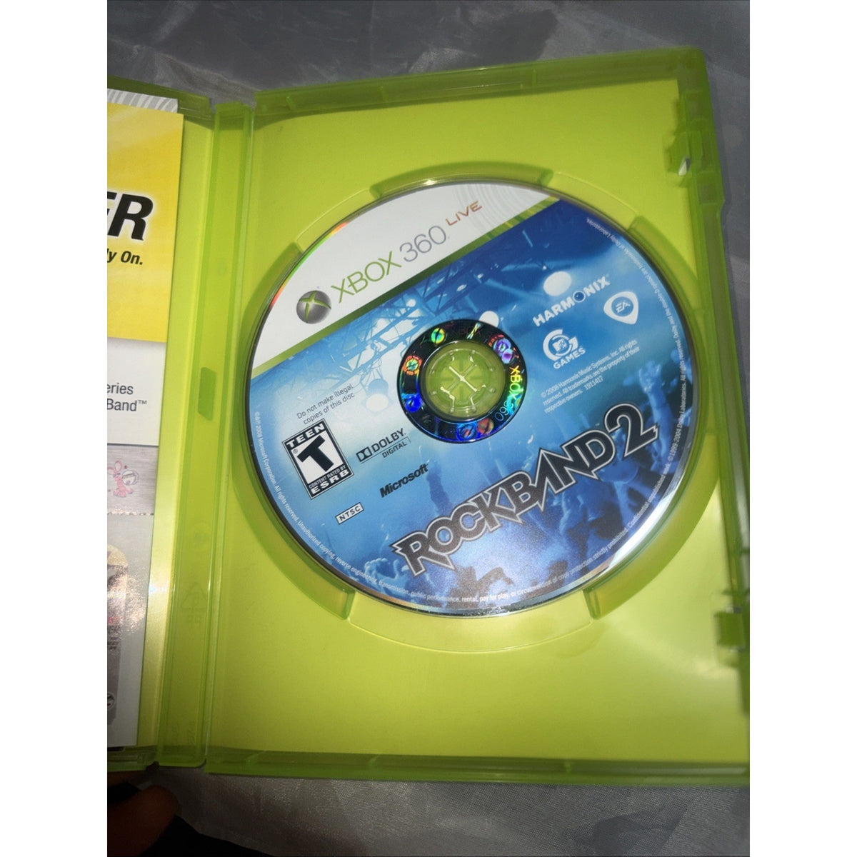 Rock Band 2 (Microsoft Xbox 360, 2008)