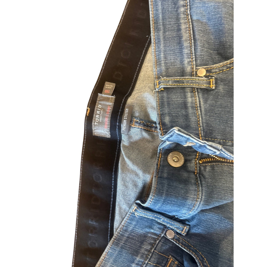 TORRID Bombshell Skinny Jeans Women's 18R Blue Denim Casual Bottoms