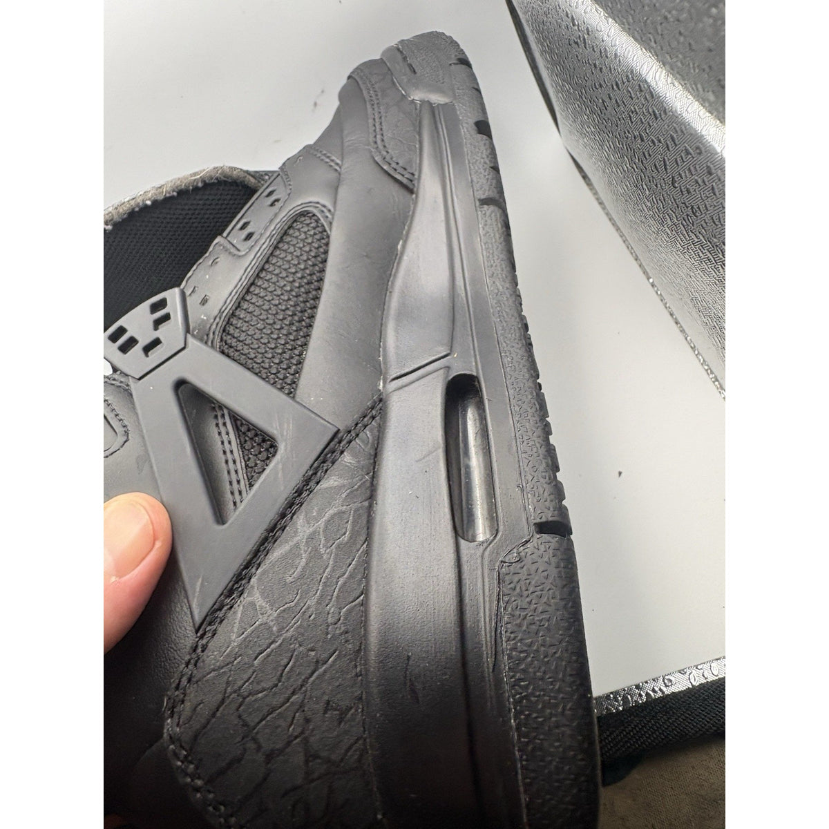 Size 6.5 (GS) - Jordan Spizike Mid Black Cat