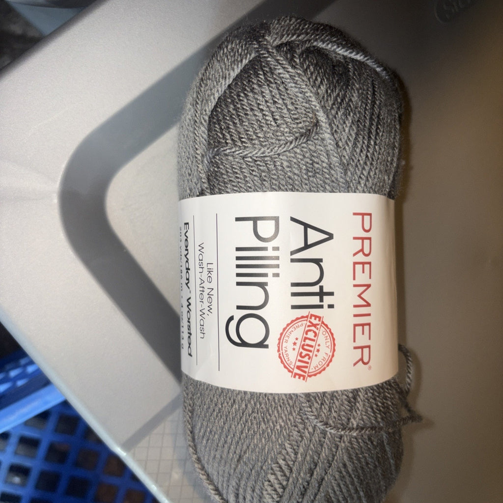 Premier Anti Pilling Exclusive Everyday Worsted ED100-24 Lot 84802 Color Steel