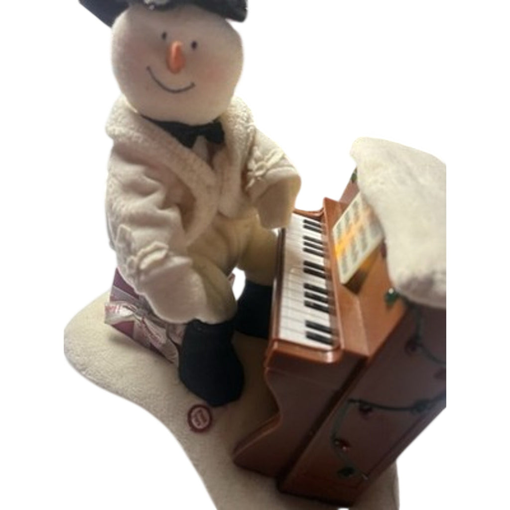 Vtg Jingle Bells Hallmark 2005 Pals Piano Snowman Tested Works Excellent