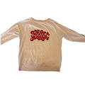 Wildfox Coffee & Sunshine Women's Sweatshirt, M, Cream with Red